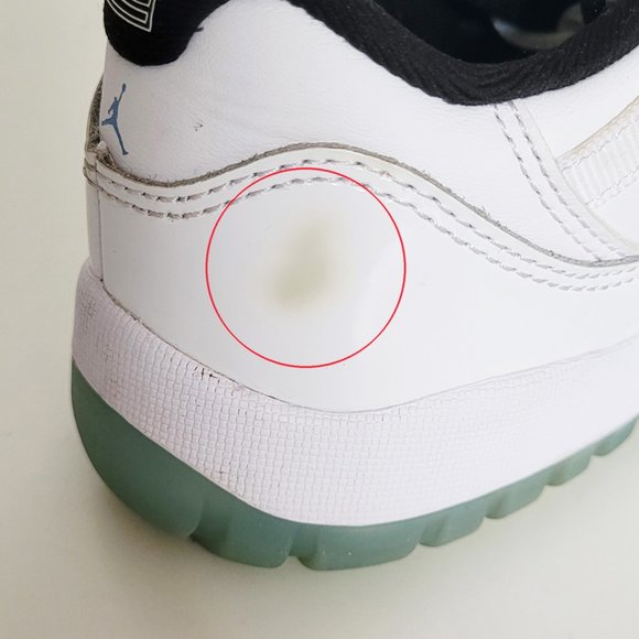 Jordan 11 Retro Low Legend Blue Sneakers Shoes (PS) 505835-117 - Size Youth 2 - Picture 9 of 9